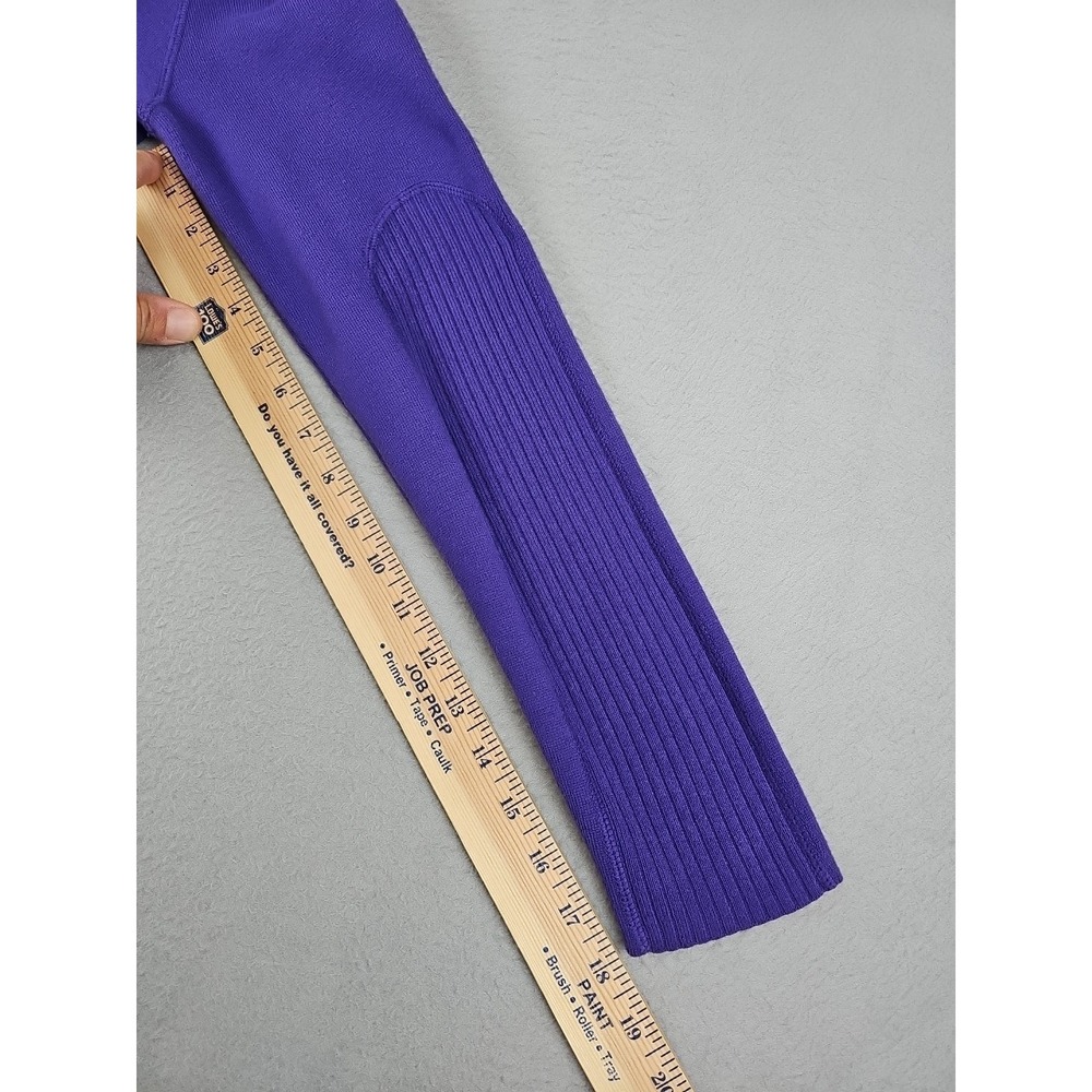 Title Nine T9 Full Zip Cardigan Sweater Women's Size Large Purple - Picture 9 of 9